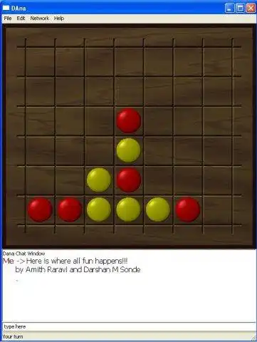 Download web tool or web app DAna - The Connect4 Network game
