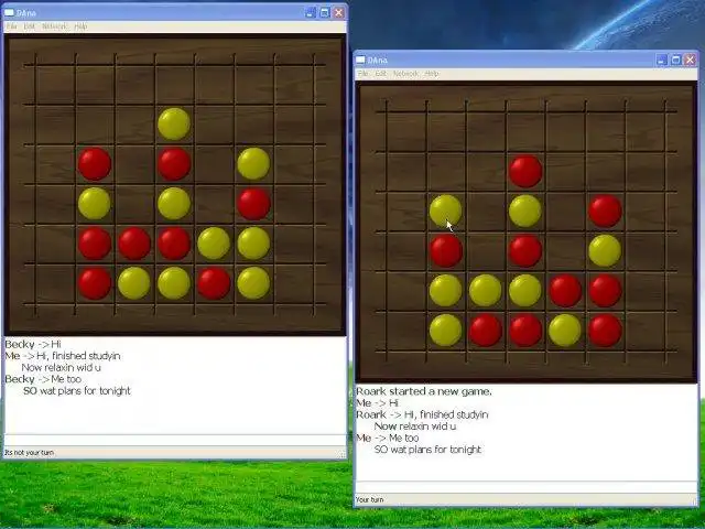 Scarica lo strumento web o l'app web DAna - Il gioco Connect4 Network da eseguire in Linux online