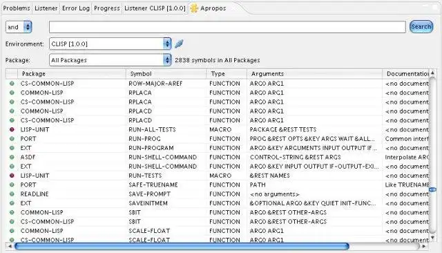 Muat turun alat web atau apl web Dandelion - Eclipse Lisp Plugin