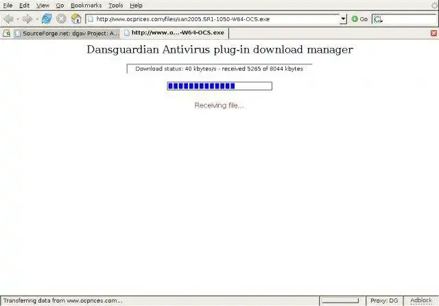 Download web tool or web app DansGuardian Anti-Virus plugin