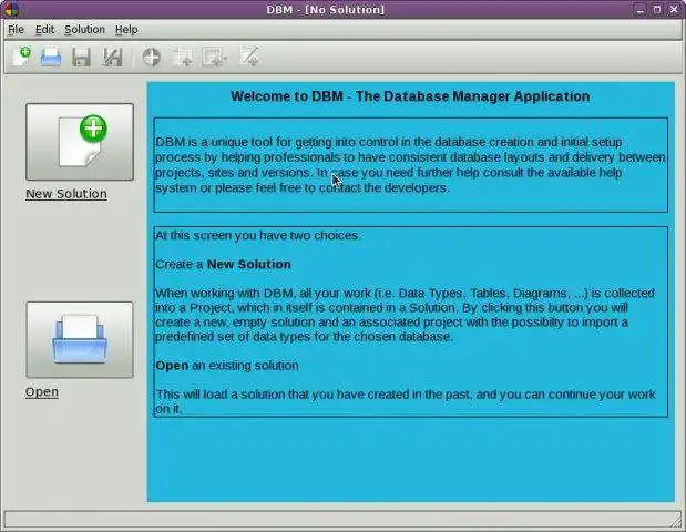 Download web tool or web app Database Deployment Manager