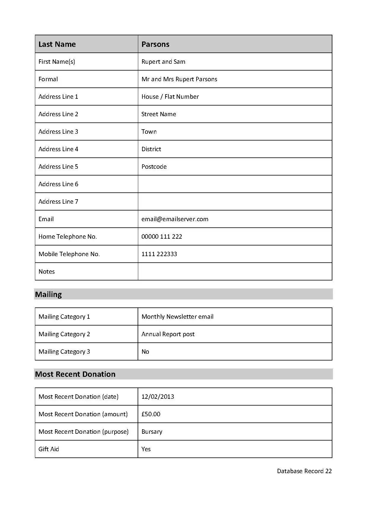 Download web tool or web app Database Pro (OpenOffice / Excel)