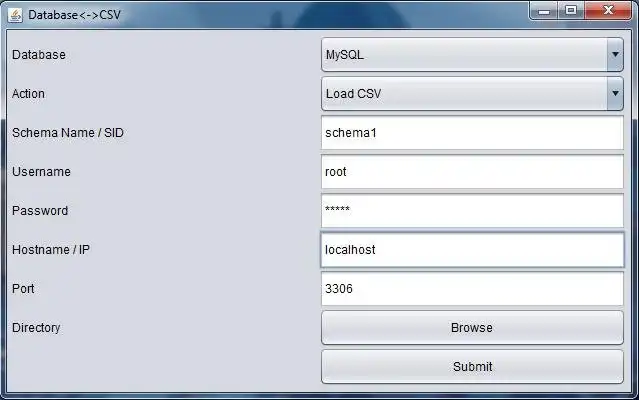 Download webtool of webapp Database naar CSV