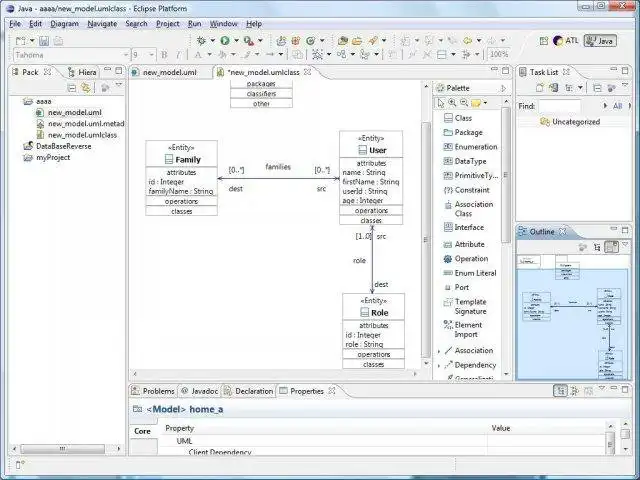 הורד כלי אינטרנט או אפליקציית אינטרנט DatabaseToUML