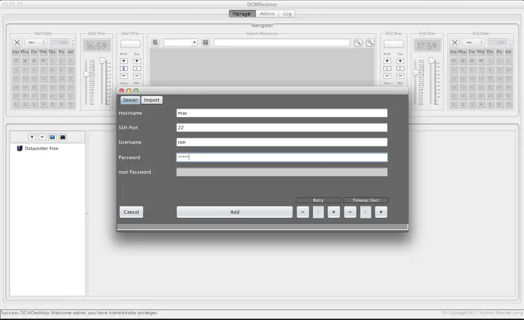 Download web tool or web app DatacenterManager