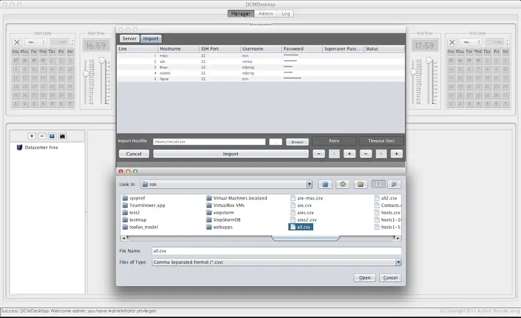 Download web tool or web app DatacenterManager