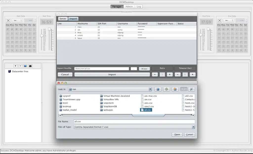 Scarica lo strumento Web o l'app Web DatacenterManager