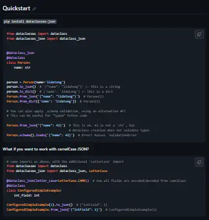 വെബ് ടൂൾ അല്ലെങ്കിൽ വെബ് ആപ്പ് Dataclasses JSON ഡൗൺലോഡ് ചെയ്യുക