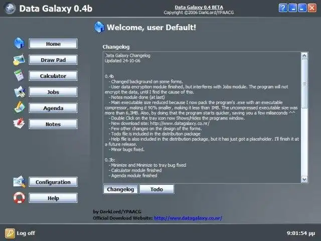 Scarica lo strumento web o l'app web Data Galaxy