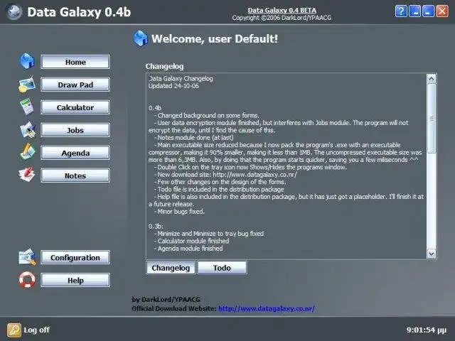 Download web tool or web app Data Galaxy