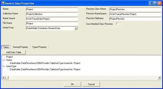 Download web tool or web app Data Holder .net Framework