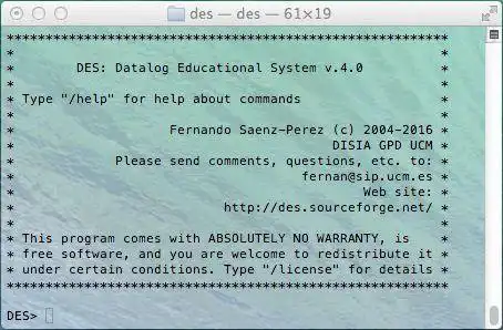 Download web tool or web app Datalog Educational System