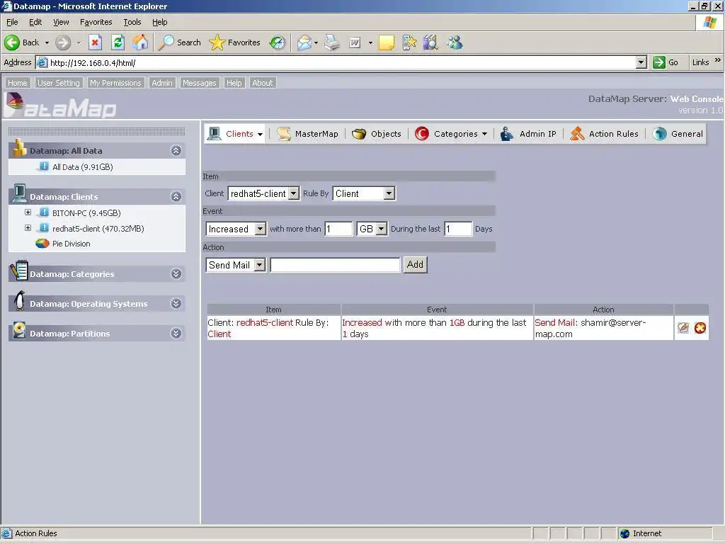 Download web tool or web app datamap-it