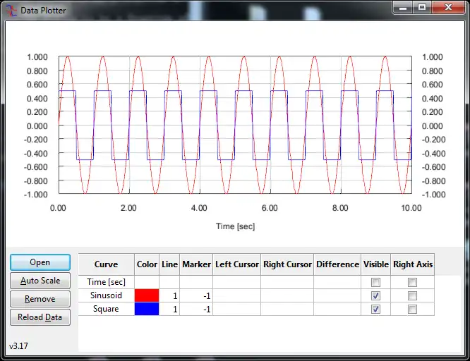 Download web tool or web app DataPlotter