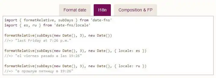 Mag-download ng web tool o web app date-fns