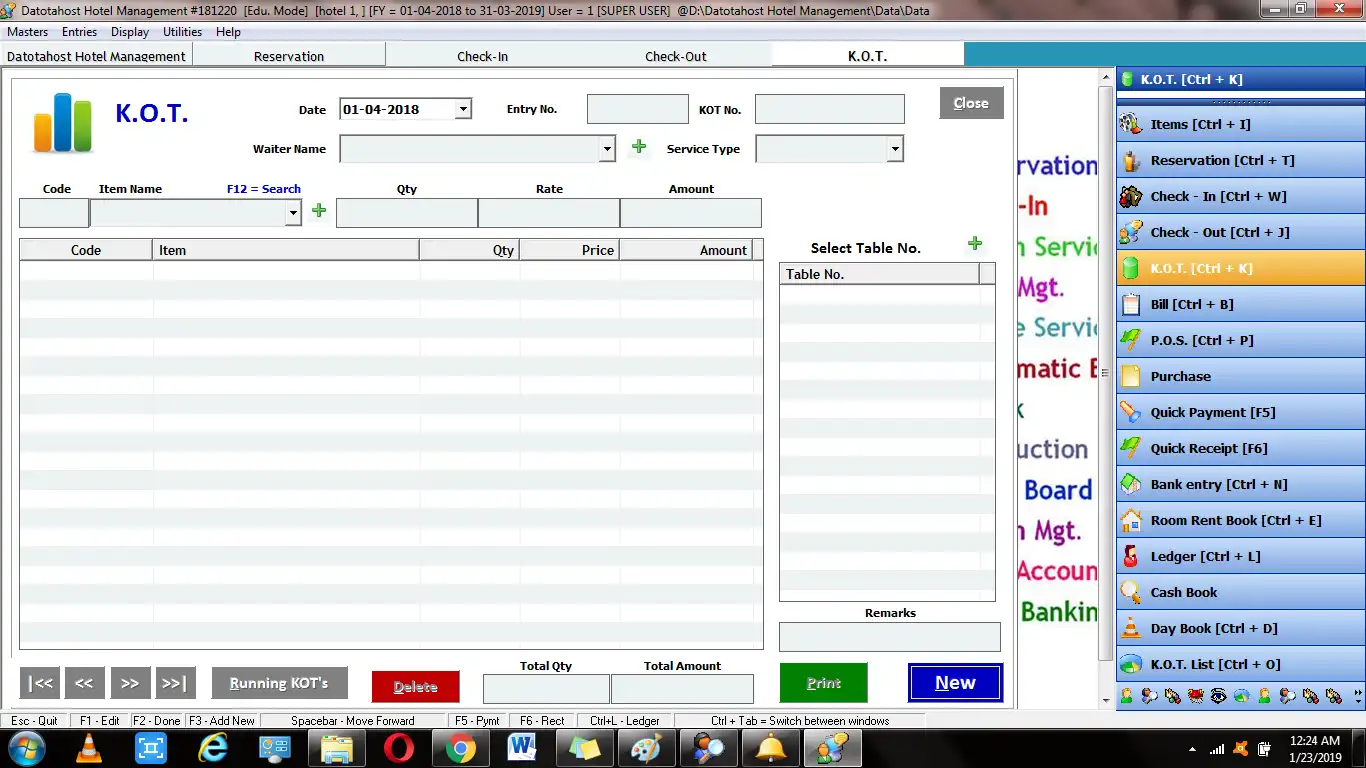 Download web tool or web app Datotahost Hotel Management