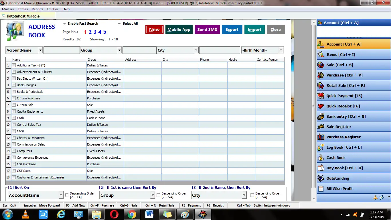 Mag-download ng web tool o web app na Datotahost Medical software / Pharmacy