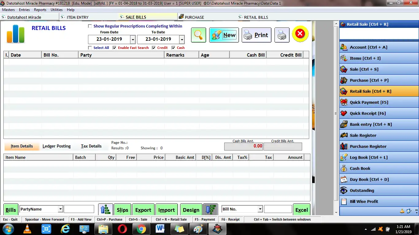 ดาวน์โหลดเครื่องมือเว็บหรือเว็บแอป Dataotahost ซอฟต์แวร์ทางการแพทย์ / Pharmacy