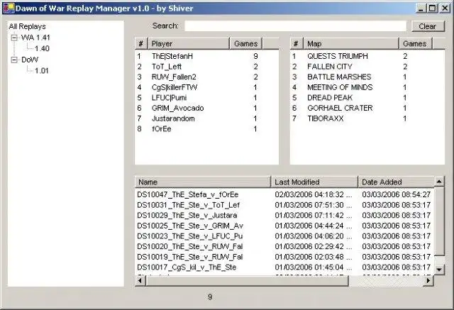 Web ツールまたは Web アプリ Dawn of War Replay Manager をダウンロードして、Linux オンライン上で Windows オンラインで実行します