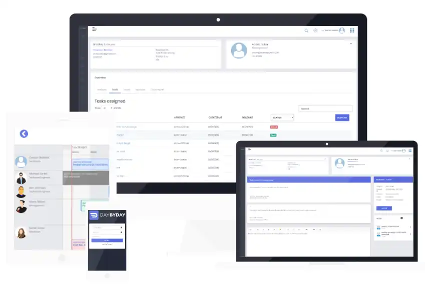 Download web tool or web app DaybydayCRM