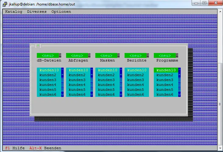 הורד את כלי האינטרנט או אפליקציית האינטרנט dBaseCompiler