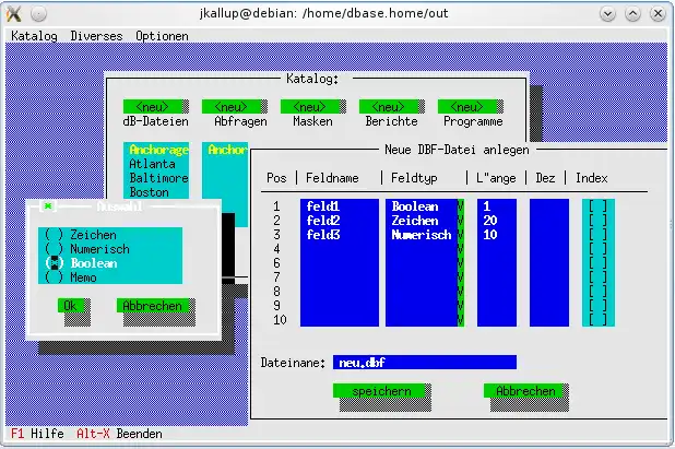 Download web tool or web app dBaseCompiler