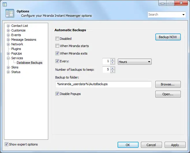 Download webtool of webapp DB Autobackuper