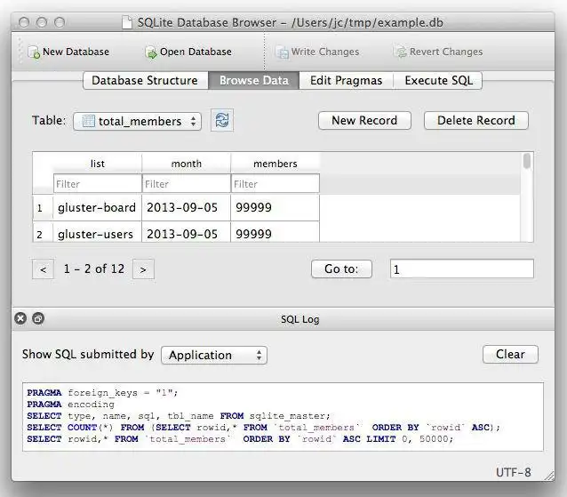 Завантажте веб-інструмент або веб-додаток DB Browser для SQLite