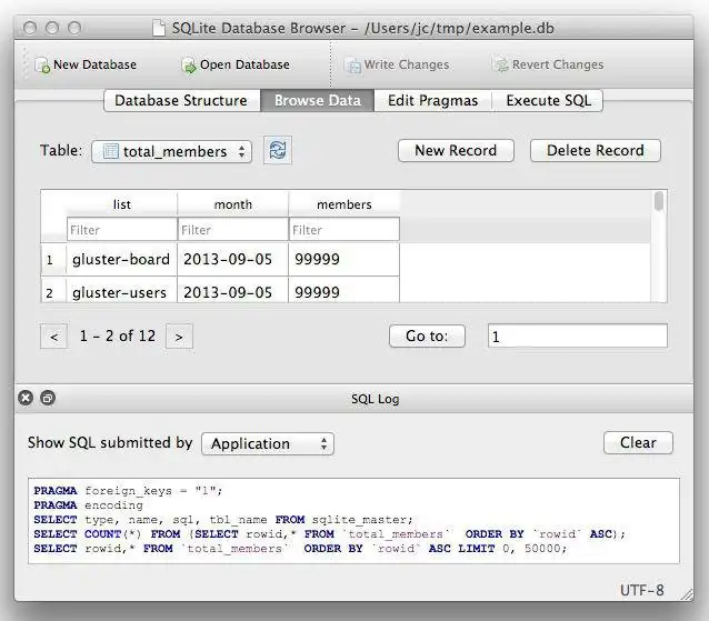 SQLite-এর জন্য ওয়েব টুল বা ওয়েব অ্যাপ ডিবি ব্রাউজার ডাউনলোড করুন