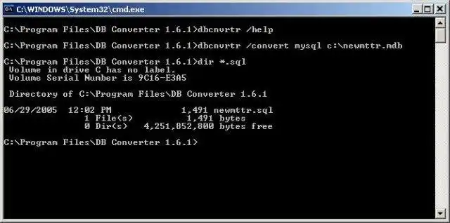 Download webtool of web-app DB Converter