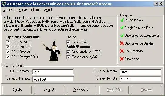 Download web tool or web app DB Converter