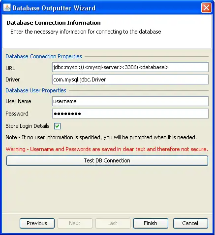 Download web tool or web app DbOutputter4RS to run in Windows online over Linux online