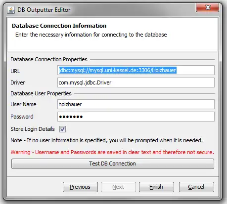 Download web tool or web app DbOutputter4RS to run in Windows online over Linux online