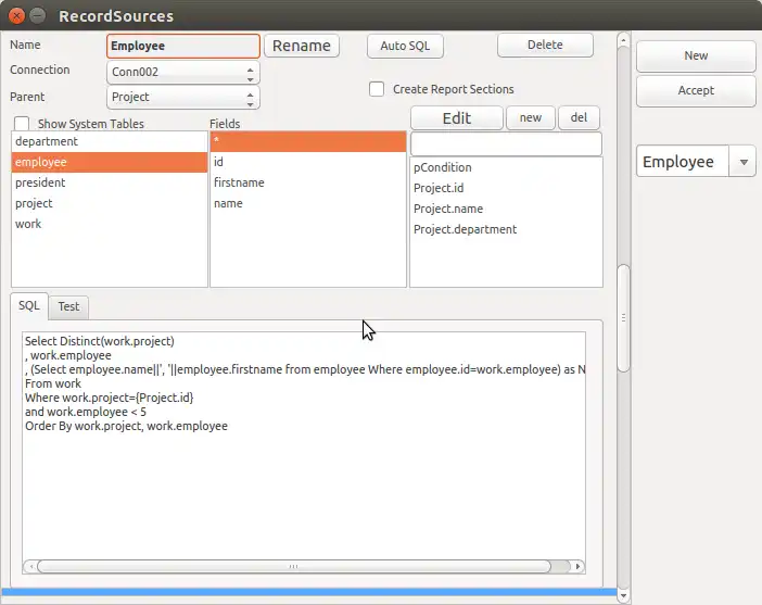 Download web tool or web app DBReport