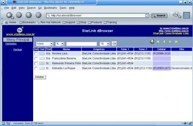 Laden Sie das Web-Tool oder die Web-App dBrowser-PHP/MySQL/PostgreSQL Framework herunter