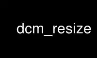 Run dcm_resize in OnWorks free hosting provider over Ubuntu Online, Fedora Online, Windows online emulator or MAC OS online emulator