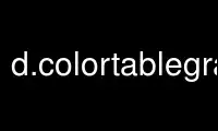 উবুন্টু অনলাইন, ফেডোরা অনলাইন, উইন্ডোজ অনলাইন এমুলেটর বা MAC OS অনলাইন এমুলেটরের মাধ্যমে OnWorks ফ্রি হোস্টিং প্রদানকারীতে d.colortablegrass চালান