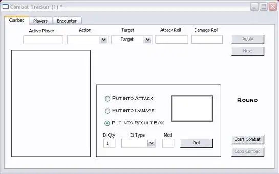 Download web tool or web app DD Combat Tracker