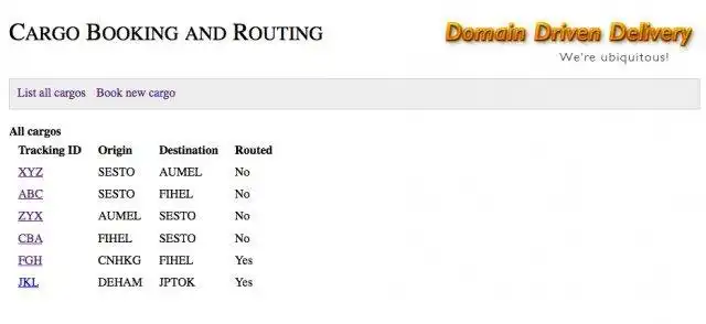 Mag-download ng web tool o web app DDD sample application