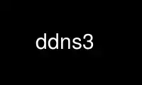 Run ddns3 in OnWorks free hosting provider over Ubuntu Online, Fedora Online, Windows online emulator or MAC OS online emulator