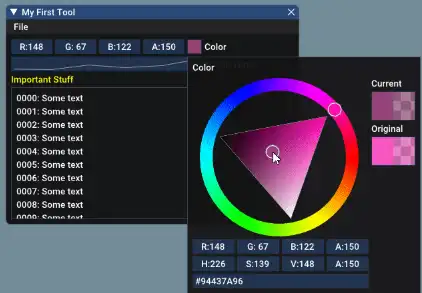 قم بتنزيل أداة الويب أو تطبيق الويب Dear ImGui