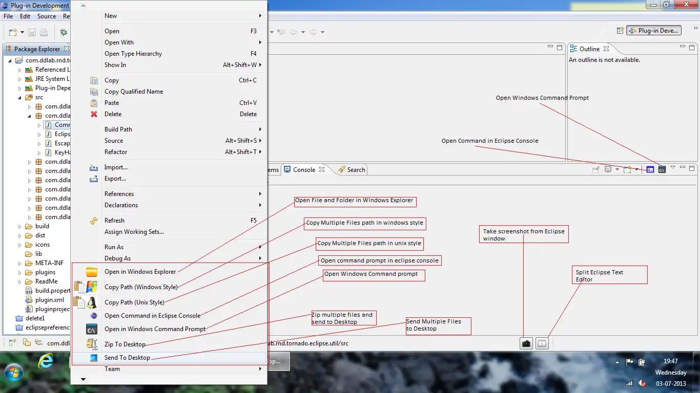 Baixe a ferramenta da web ou o aplicativo da web debaeclipseutilplugin