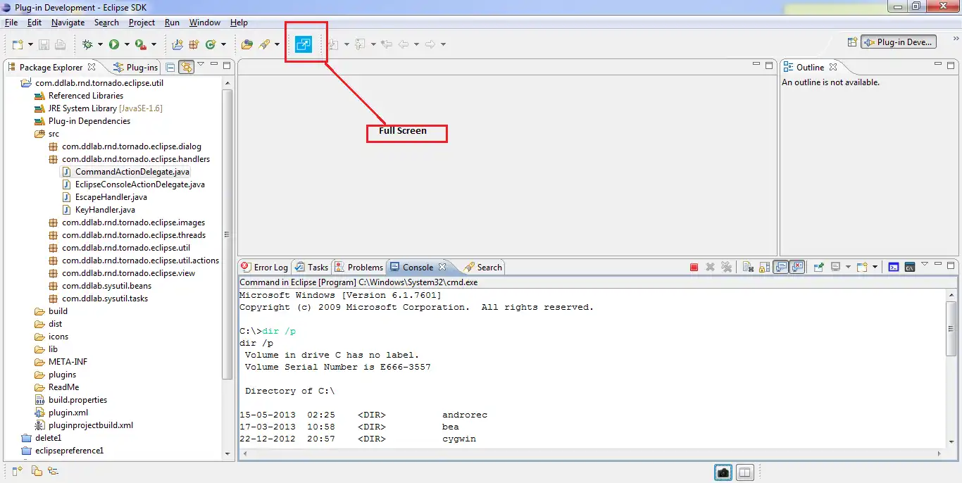 Web aracını veya web uygulamasını indirin debaeclipseutilplugin