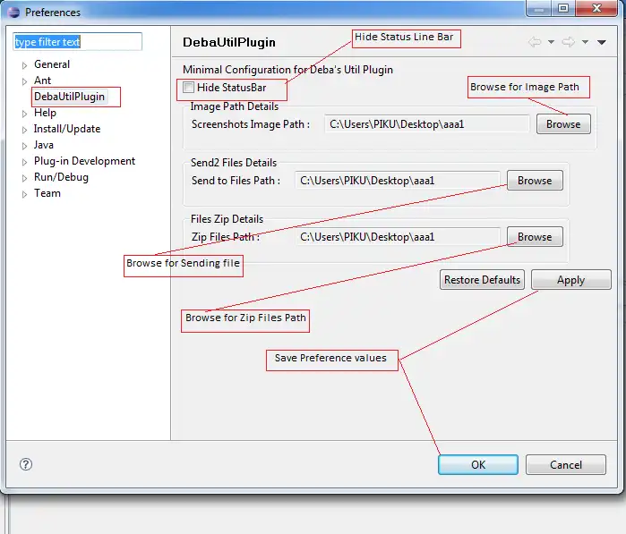 Download web tool or web app debaeclipseutilplugin