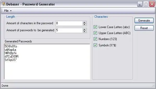 Download web tool or web app Debaser