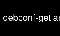 Run debconf-getlang in OnWorks free hosting provider over Ubuntu Online, Fedora Online, Windows online emulator or MAC OS online emulator