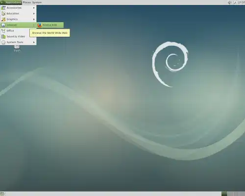 Kostenloses Debian online