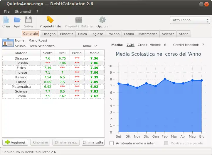 Download web tool or web app DebitCalculator