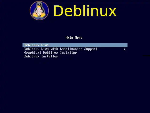 Завантажте веб-інструмент або веб-програму Deblinux