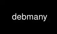 উবুন্টু অনলাইন, ফেডোরা অনলাইন, উইন্ডোজ অনলাইন এমুলেটর বা MAC OS অনলাইন এমুলেটরের মাধ্যমে OnWorks ফ্রি হোস্টিং প্রদানকারীতে debmany চালান